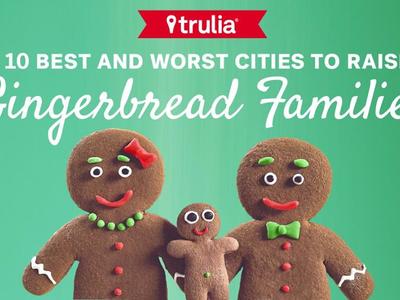 We fabricated these full scale, posable, rubber Gingerbread family members for a series of staged photographic print ads for Trulia.	
